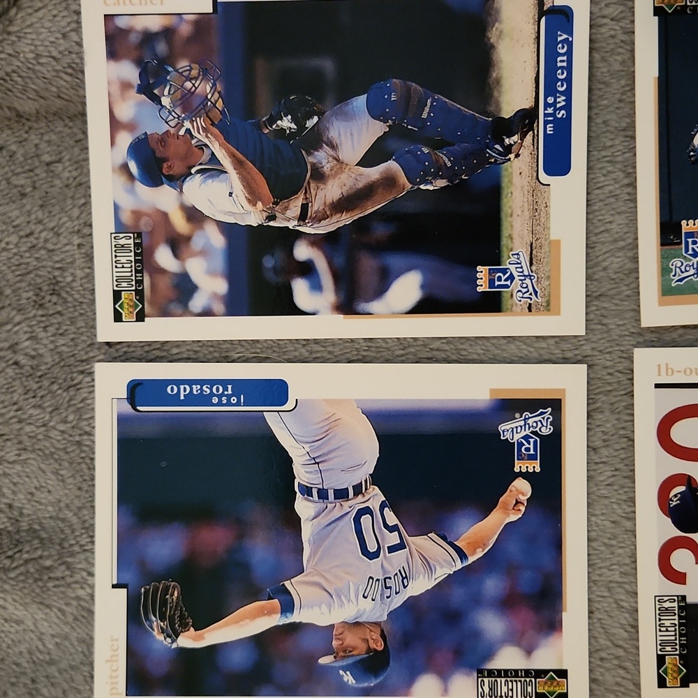 Vintage 1998 Upper Deck Royals Baseball Trading Cards - Picture 8 of 16